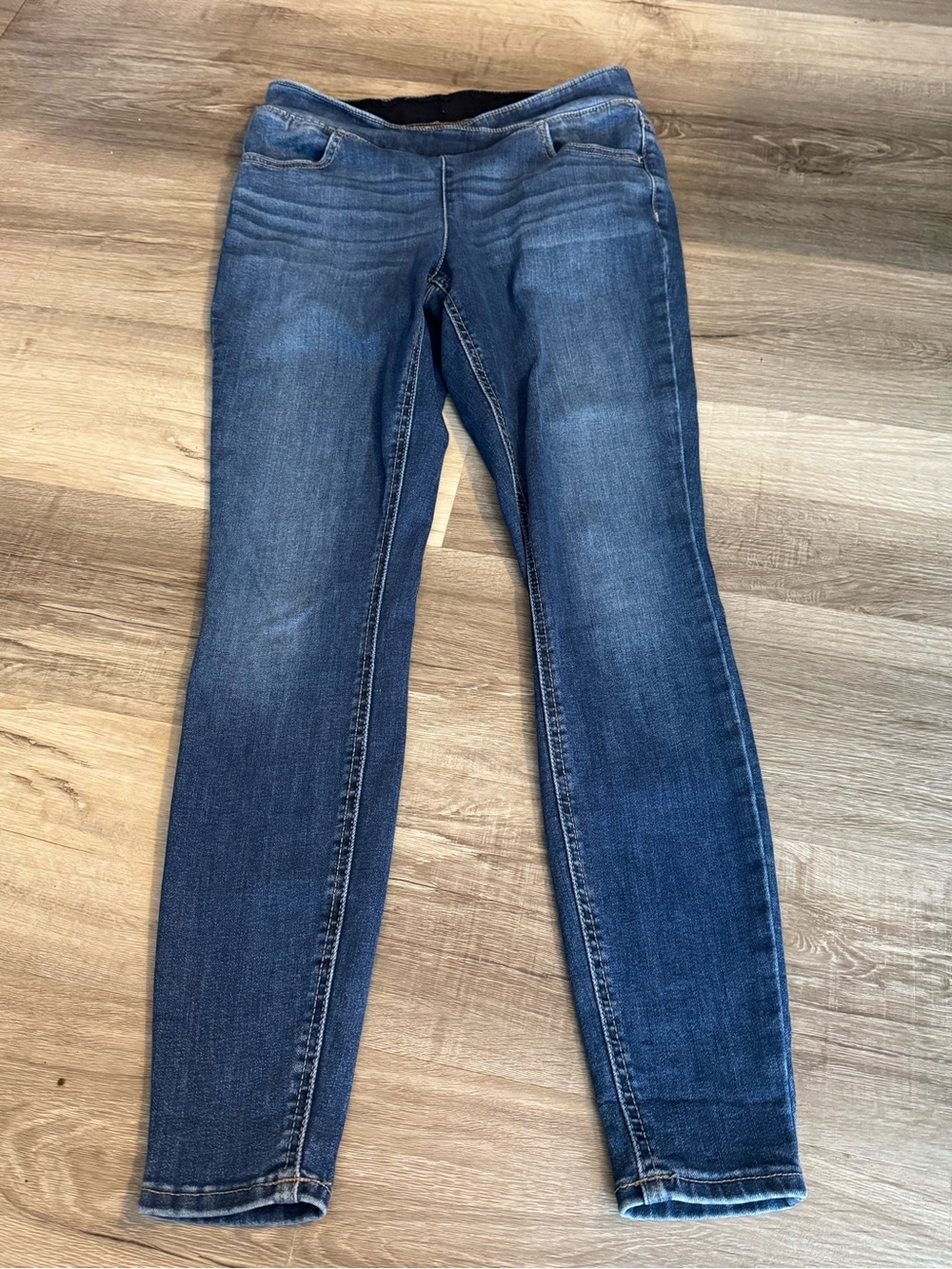 Maurices M Jeans Cool Comfort Pull On Skinny Jeggings S Regular Dark Wash